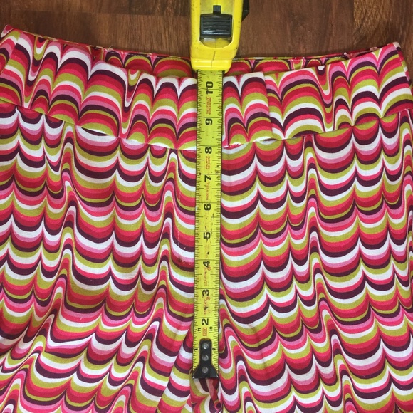 Zara Blogger's Fav Sz/Small Cropped Printed Linen Pants - Picture 5 of 11